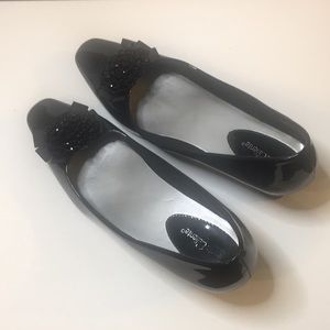 Black dress shoes, lightly worn